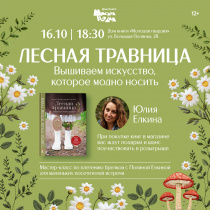 Юлия Ёлкина. Презентация книги по вышивке